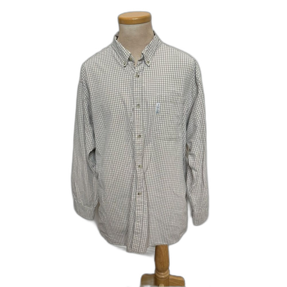 Columbia Other - Columbia Beige Plaid Longsleeved Shirt - Men Size XXL